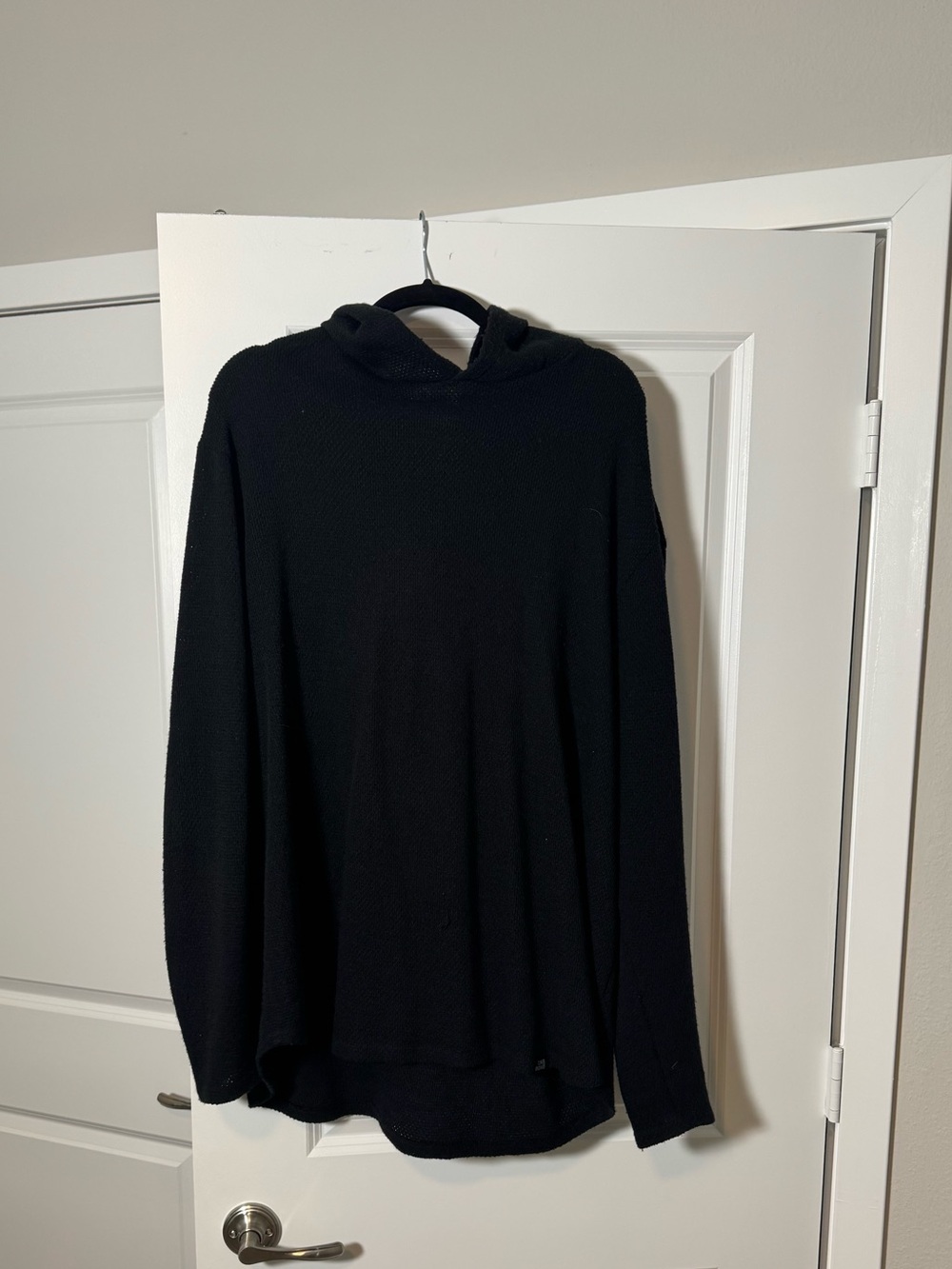 Men's Black Hooded Sweater
